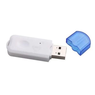 Adaptador Bluetooth Receptor De Som Música Automotivo Usb2.0 - Branco /az