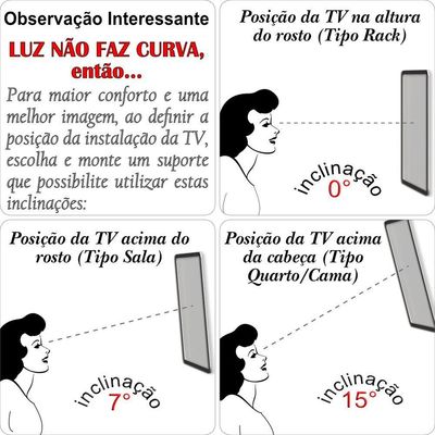Suporte Tv 10" A 42" Vesa 200x200 4 Movimentos - Preto