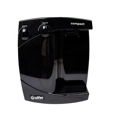 Purificador de água – Compact Ulfer – Preto- Água gelada e natural – 10 etapas de filtragem 110v