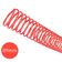 Espiral para Encadernação Vermelho 9mm 50 Folhas 100 und