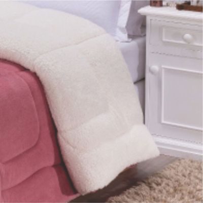 Edredom Coberdrom Pryme Especial Pesado King - Rosa