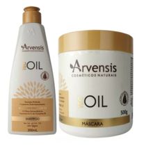 Kit Arvensis Tec Oil Shampoo Nutrição 300ml + Mascara 500g