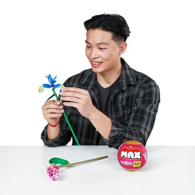 Blocos de Montar Max Premium Flowers - Íris 237 pçs