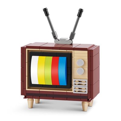 Blocos de Montar Max Premium Retrô - Televisão 168 pçs