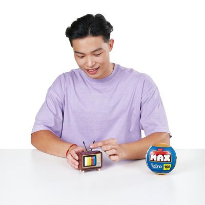 Blocos de Montar Max Premium Retrô - Televisão 168 pçs