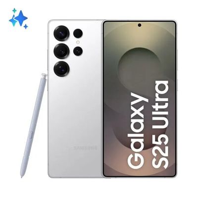 Smartphone Samsung Galaxy S25 Ultra 256GB 5G - Titânio Prata, Caneta S Pen, Câmera Quadrupla 200MP, RAM 12GB, Tela 6.9"