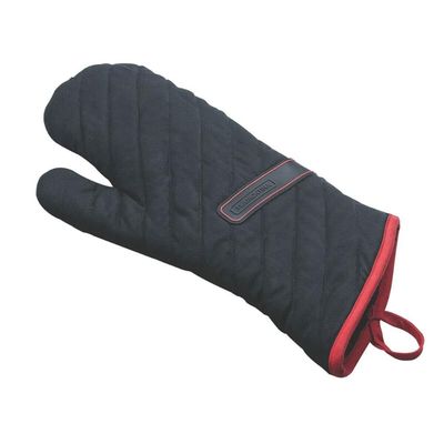 Luva Térmica Cozinha Tramontina Churrasco 100% Algodão 40cm Preta Grelha Forno Churrasqueira