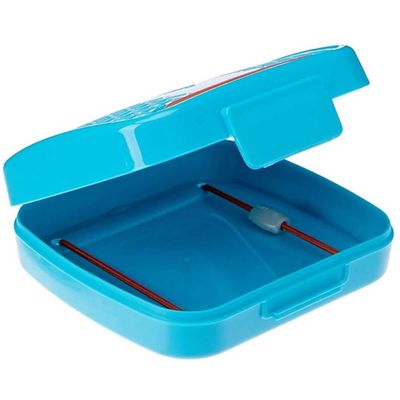 Porta Cotonetes Portátil Para Viagem Acessórios com Elástico Interno Azul Crippa