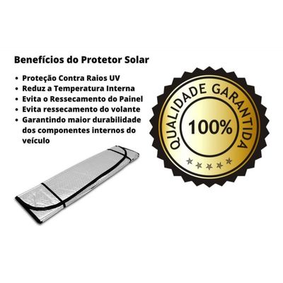Protetor Solar Parabrisas - Quebra Sol Para Painel De Carro
