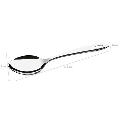 Kit 4 Colheres de Inox Para Arroz Servir Pegar Colher De Cozinha Brinox