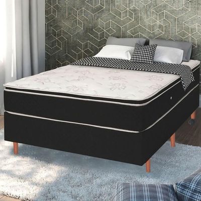 Conjunto 7 Pés Fixo para Cama Box Casal para Moveis Box Solteiro 13cm Dimader Mel