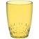 6 Copos Amarelos 300ml e 1 Jarra Transparente 2L com Tampa Água Suco Crippa