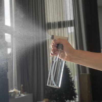 Borrifador Multiuso Flow 500ml Bege Ou com Trava de Segurança Spray Pulverizador Plástico
