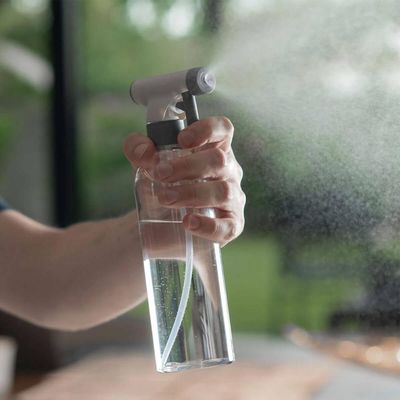 Borrifador Multiuso Flow 500ml Bege Ou com Trava de Segurança Spray Pulverizador Plástico