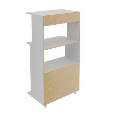 Balcão para Forno e Micro-ondas com 2 Portas BL3301 Branco Tecnomobili