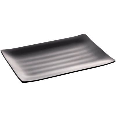 Kit 30 Travessas Retangulares de Melamina para Servir Sushi Sashimi Restaurantes Japonês Lyor