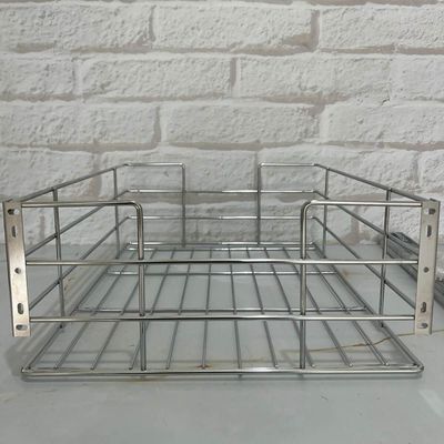 Gaveta Aramada Deslizante 34,5cm com Corrediças Largas Fruteira Cozinha Cromada Dimec