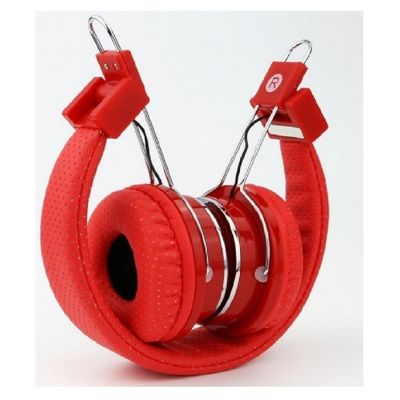 Fone de Ouvido Headset com Bluetooth Sd Fm B05 Vermelho