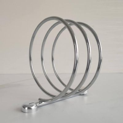 Kit 2 Suportes Porta Secador de Cabelo Espiral Cromados Acessórios para Banheiro Parede
