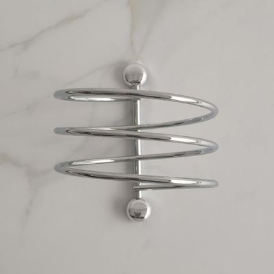 Porta Secador De Cabelo Em Espiral Suporte Para Secador De Cabelo De Parede Cromado
