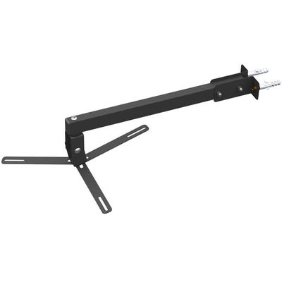 Suporte Projetor Datashow Mini Led Parede Braço 40 Cm - Preto