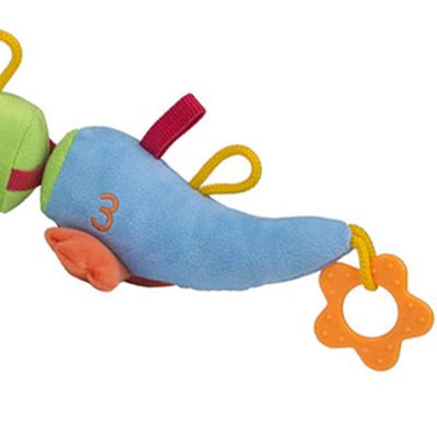 Jacaré Amarradinho - Antialérgico - Colorido - 20 cm - CAS Brinquedos