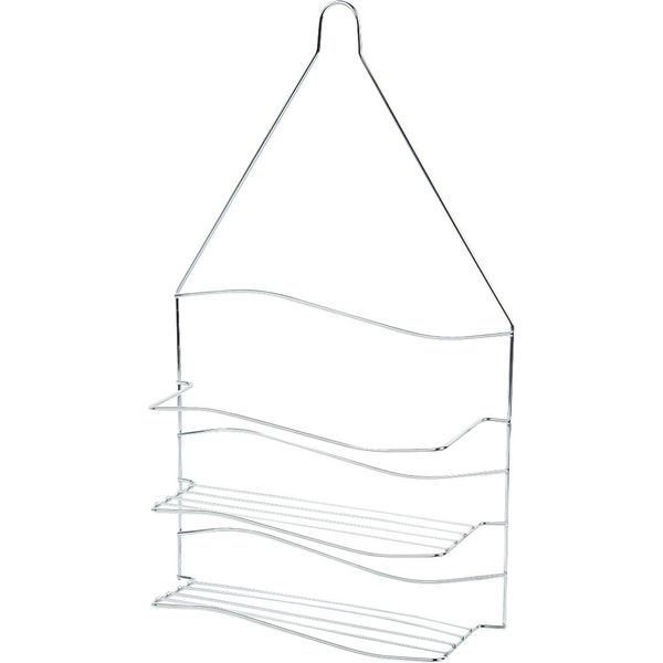 Porta Shampoo Duplo com Ventosa Onda Arthi