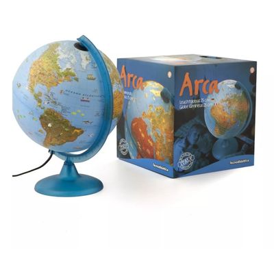 Globo Terrestre Arca Em Português 25cm Com Luz - Tecnodidattica