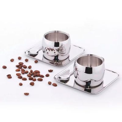 Conjunto p/ Cafezinho Tramontina Continental Inox - 18 Peças Inox