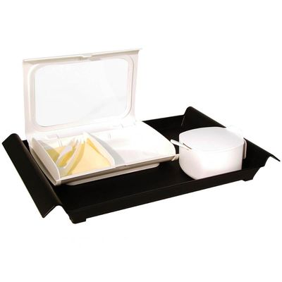 Kit 12 Bandejas Servir 45x29cm Restaurante Hotel Self Service Fast Food Cozy Coza