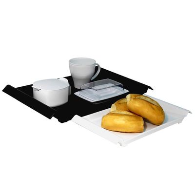 Kit 12 Bandejas Servir 45x29cm Restaurante Hotel Self Service Fast Food Cozy Coza