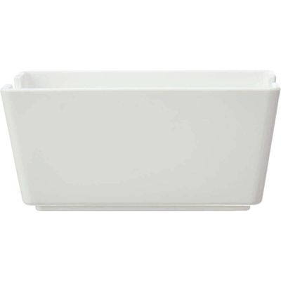 12 Porta Sachês de Mesa Uno Coza Branco Bares Buffet 11x6,5x5cm Molhos Temperos