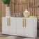 Aparador Buffet 4 Portas Viena Branco/natural