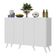 Aparador Buffet 4 Portas Retrô Alemanha Br3556 Branco