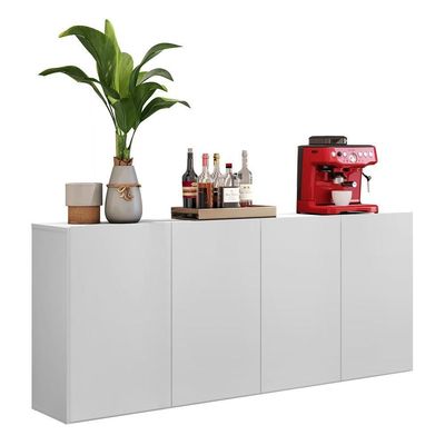 Aparador Buffet 4 Portas Multimóveis Veneza Branco