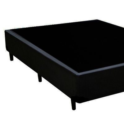 Cama Box Casal Sintético Serene Preto 138x188x40