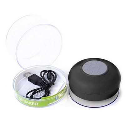 Mini Caixinha Som Bluetooth Prova Água Para Banheiro Ventosa Pt