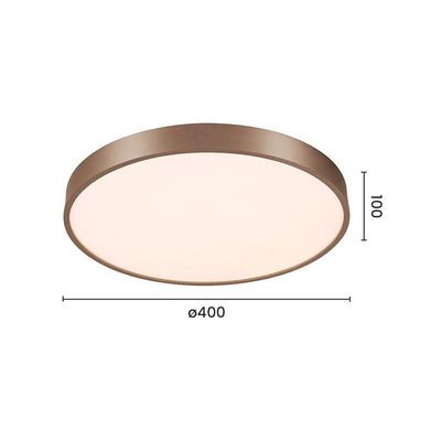 Plafon Sindora Dcx01183 Led Bivolt Dourado
