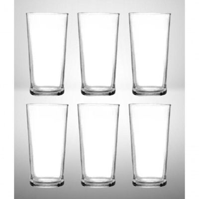 Jogo Copos Vidro Cristal Viena 6 Peças 245ml