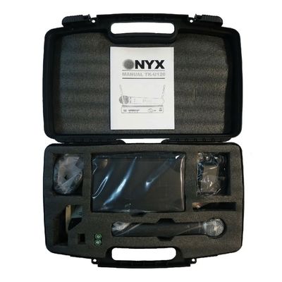 Kit 3 Microfones sem Fio TK U120 UHF Onyx