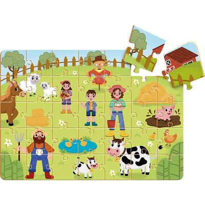 Jogo Super Kit Minha Fazendinha - Madeira - Brincadeira de Criança