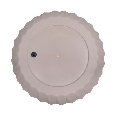 Vaso Cachepot Wave 37cm Branco Antigo