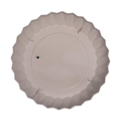 Vaso Cachepot Wave 37cm Branco Antigo