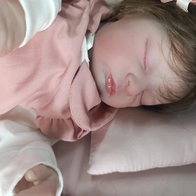 Bebê Reborn Menina Realista Corpo De Pano Muito Macio E Antialérgico