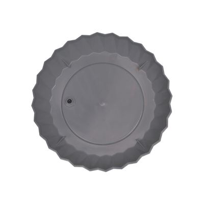 Vaso Cachepot Wave 31cm Cinza