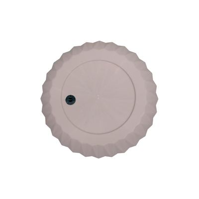 Vaso Cachepot Wave 25cm Branco Antigo