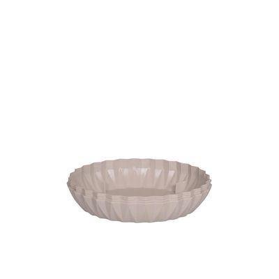 Vaso Cachepot Wave 25cm Branco Antigo