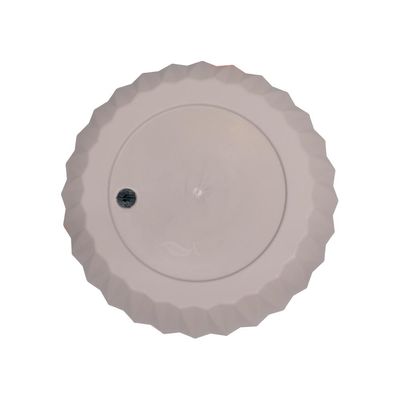 Vaso Cachepot Wave 31cm Branco Antigo