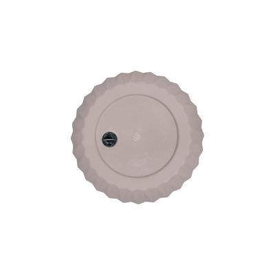 Vaso Cachepot Wave 19cm Branco Antigo