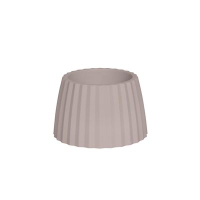 Vaso Cachepot Wave 19cm Branco Antigo